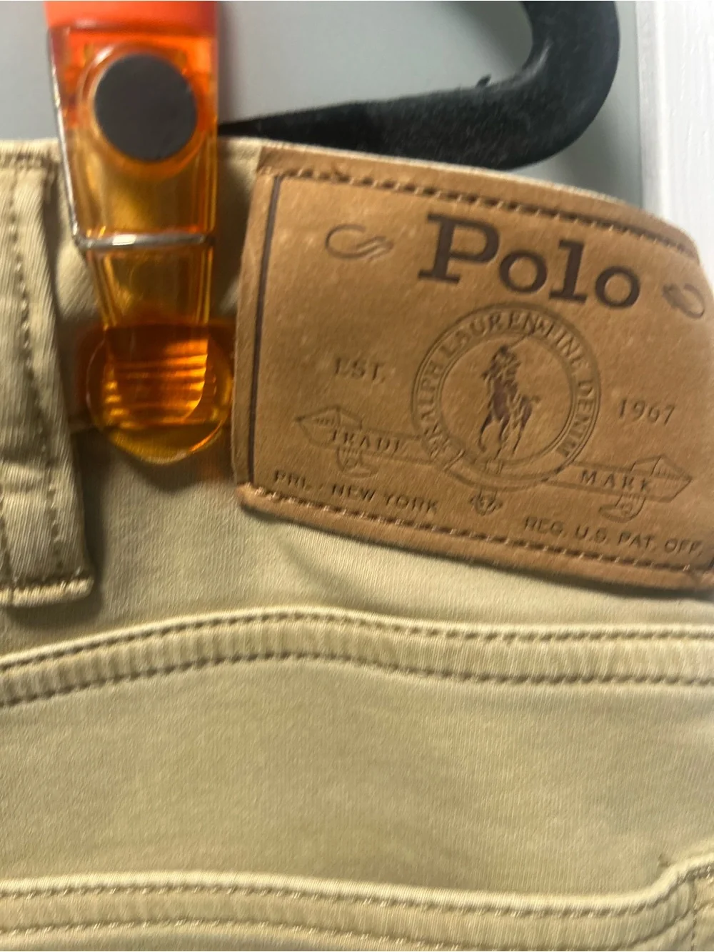 38 × 30 Khaki Pants, Vintage Ralph Lauren Polo, Horse & Rider Logo